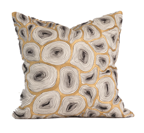 Gilt Agate Pillow