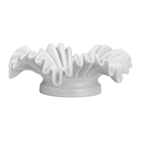 Ruffled Marble Bowl