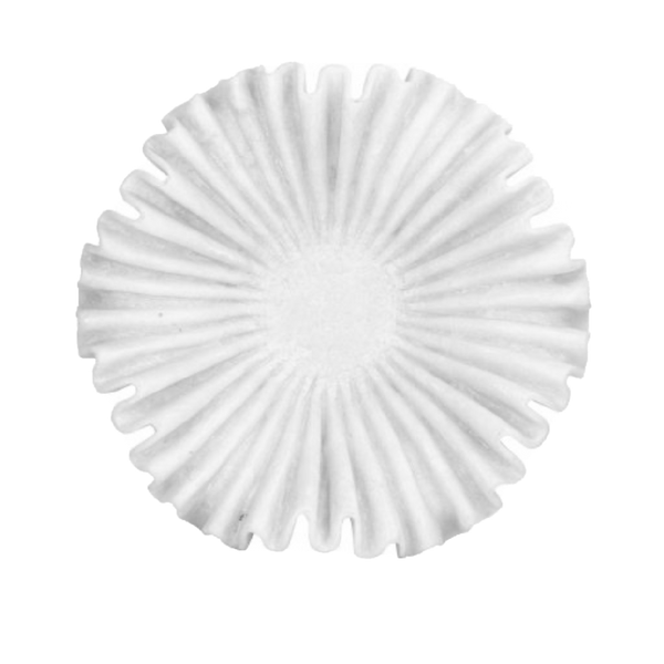 Ruffled Marble Bowl